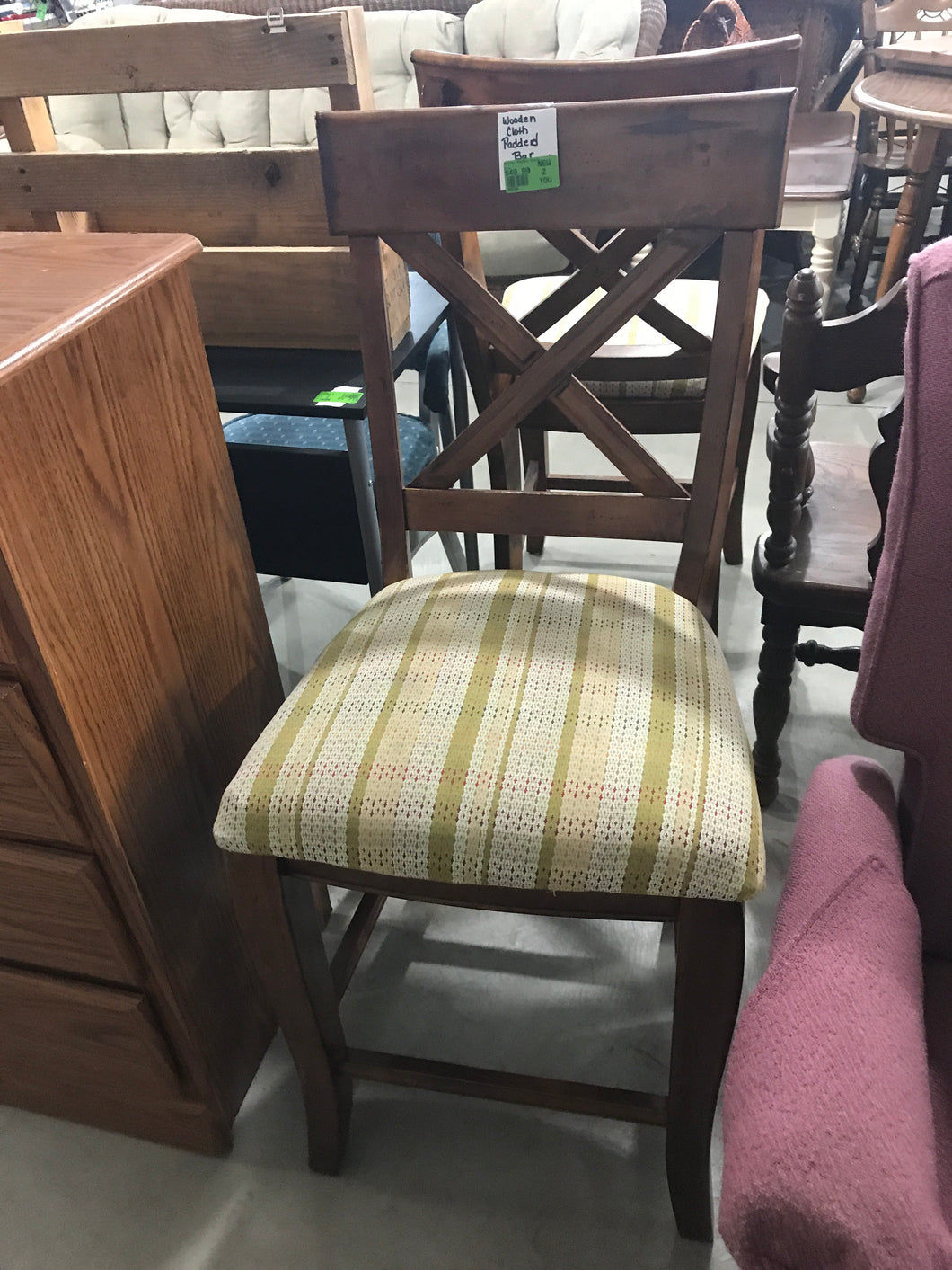 Wooden PAdded Chair