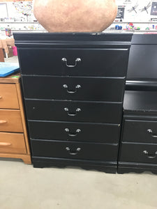 Tall Black Dresser